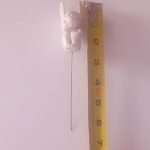 White Angel Ornament with Wire